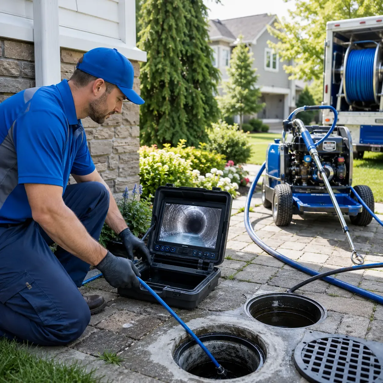 Outdoor drain cleaning professionals serving Lincoln, CA
